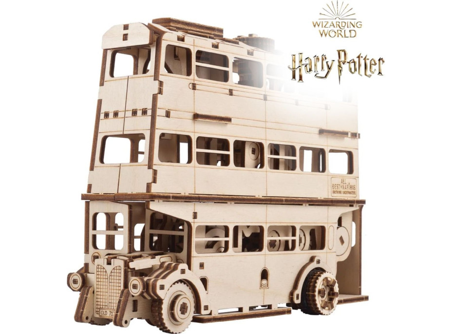 UGEARS 3D puzzle Harry Potter: Záchranný kouzelnický autobus 268 dílků