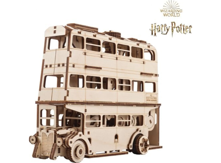 UGEARS 3D puzzle Harry Potter: Záchranný kouzelnický autobus 268 dílků