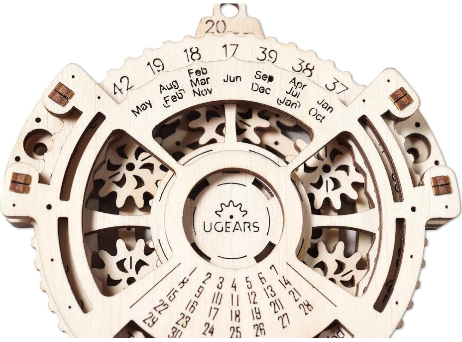 UGEARS 3D puzzle Kalendář 32 dílků