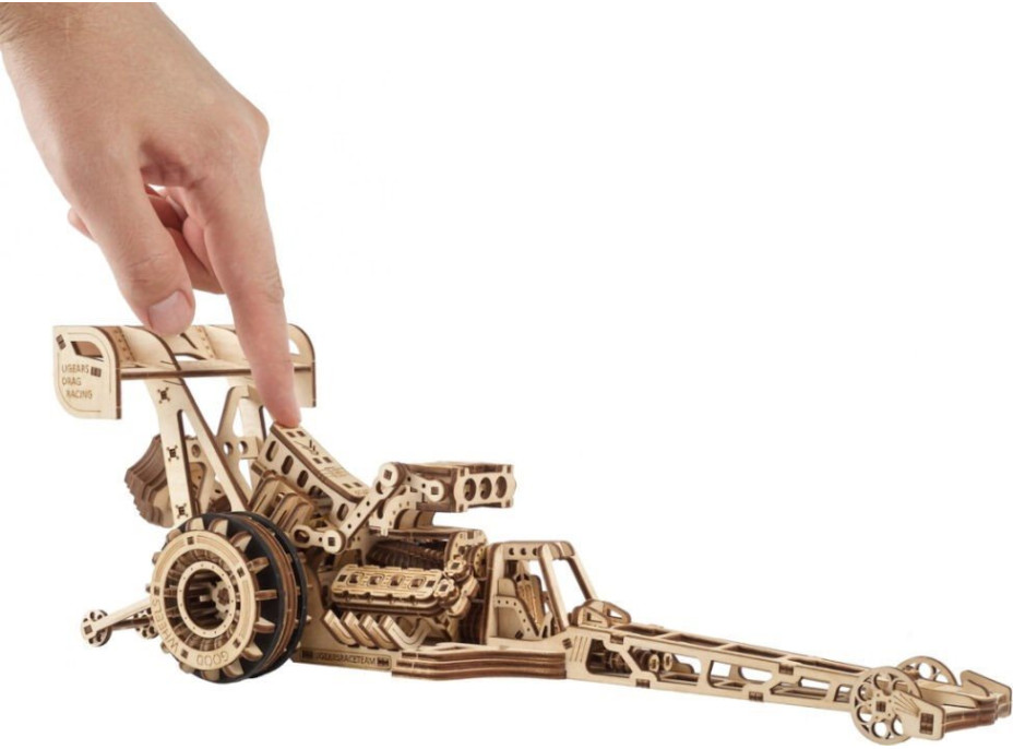 UGEARS 3D puzzle Top Fuel Dragster 321 dílků