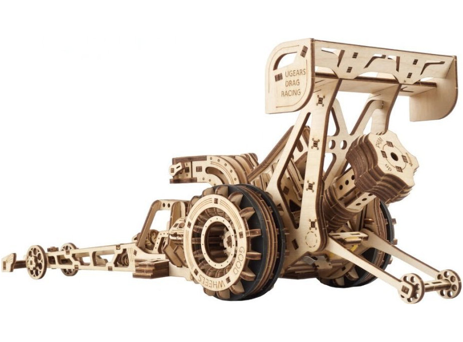 UGEARS 3D puzzle Top Fuel Dragster 321 dílků