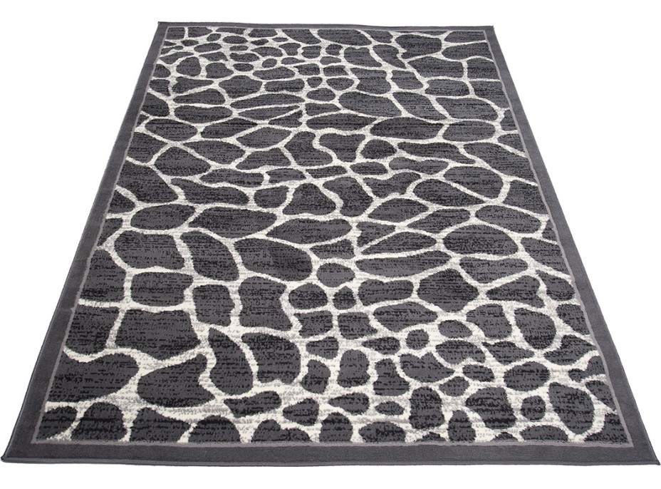 Kusový koberec TAPIS Giraffe - šedý/krémový