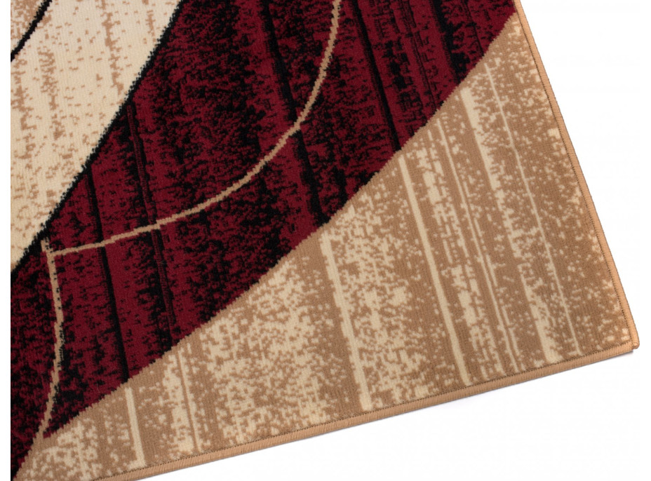 Kusový koberec TAPIS Blending - krémový/červený