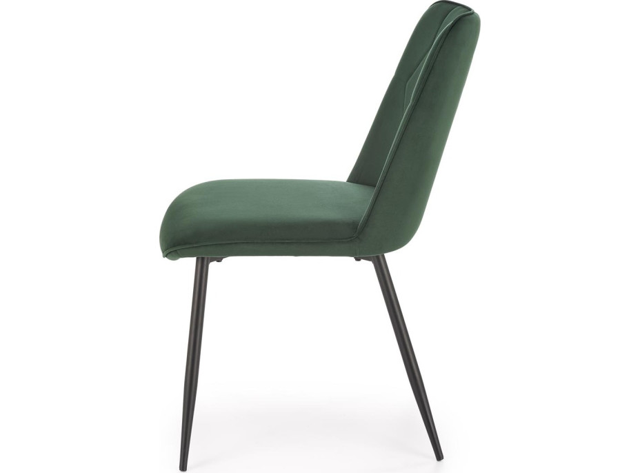 Jídelní židle VIDA - tmavě zelená