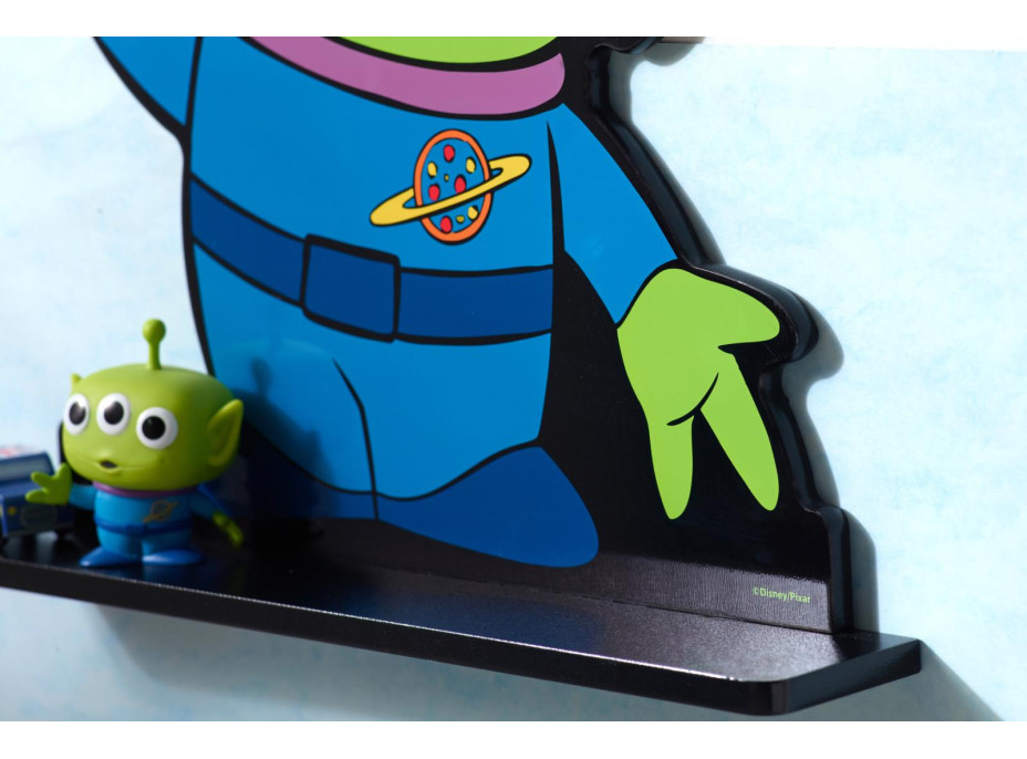 Dětská polička Disney Toy Story - Mimozemšťan - zelená/modrá