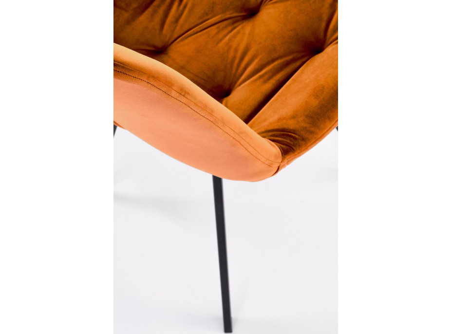 Jídelní otočná židle SOFIE - skořicová
