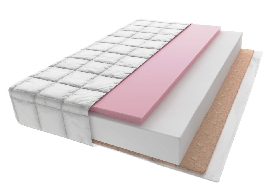 Dětská pěnová matrace MAX RELAX PREMIUM 200x90x11 cm - kokos/pěna/HR VISCO