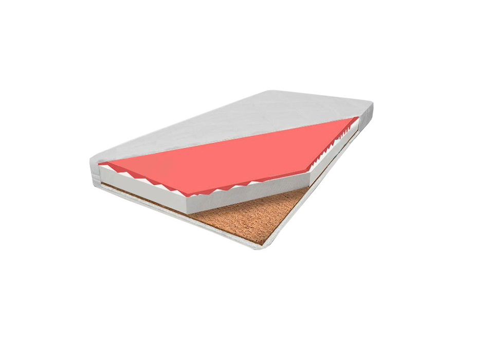 Dětská pěnová matrace MAX RELAX PREMIUM 200x90x11 cm - kokos/pěna/HR VISCO