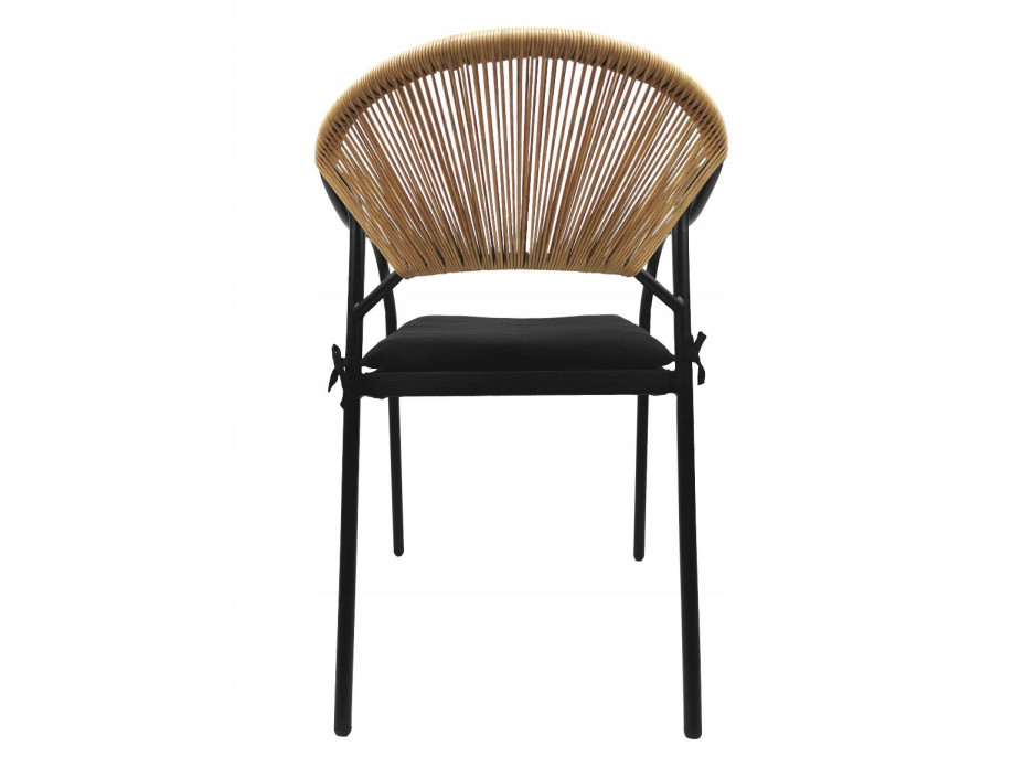 Zahradní židle PORTO - černá