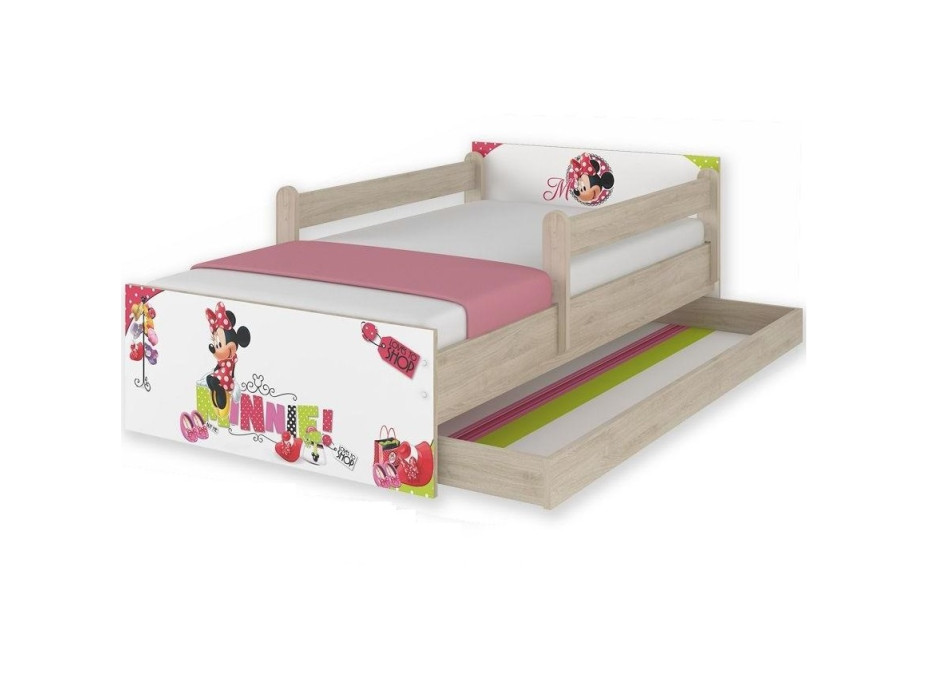 Dětská postel MAX Disney - MINNIE I 180x90 cm - SE ŠUPLÍKEM