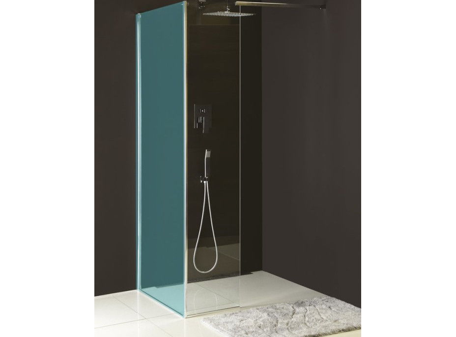 Polysan MODULAR SHOWER pevný panel k instalaci na stěnu modulu MS2, 1000 mm, levý MS2B-100L