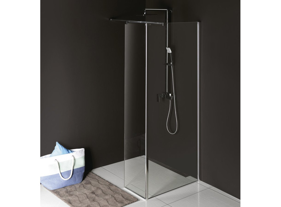 Polysan MODULAR SHOWER pevný panel k instalaci na stěnu modulu MS2, 1200 mm, pravý MS2B-120R