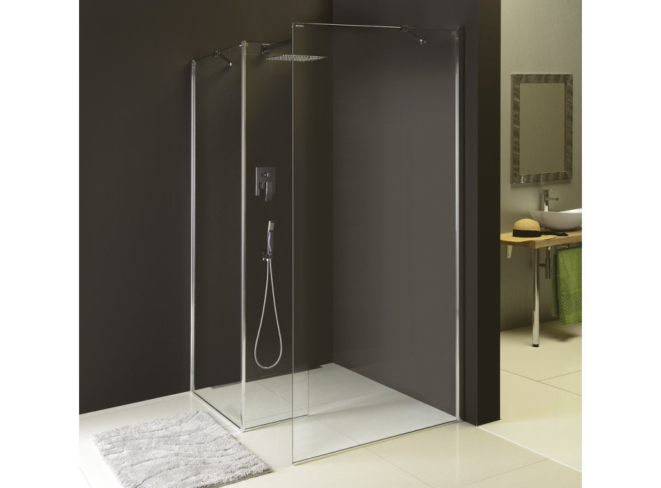 Polysan MODULAR SHOWER pevný panel k instalaci na stěnu modulu MS2, 1000 mm, levý MS2B-100L