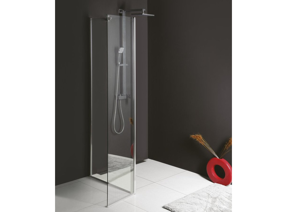 Polysan MODULAR SHOWER stěna k instalaci na zeď, pro připojení otočného panelu, 1000 mm MS3A-100