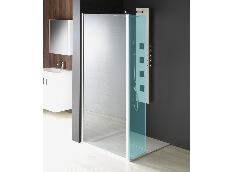 Polysan MODULAR SHOWER stěna k instalaci na zeď, pro připojení otočného panelu, 900 mm MS3A-90