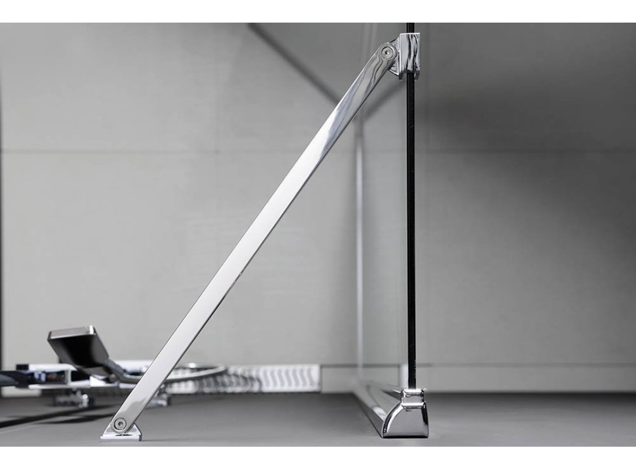 Polysan Vzpěra k MS rohová, 500 mm, chrom MSBR2