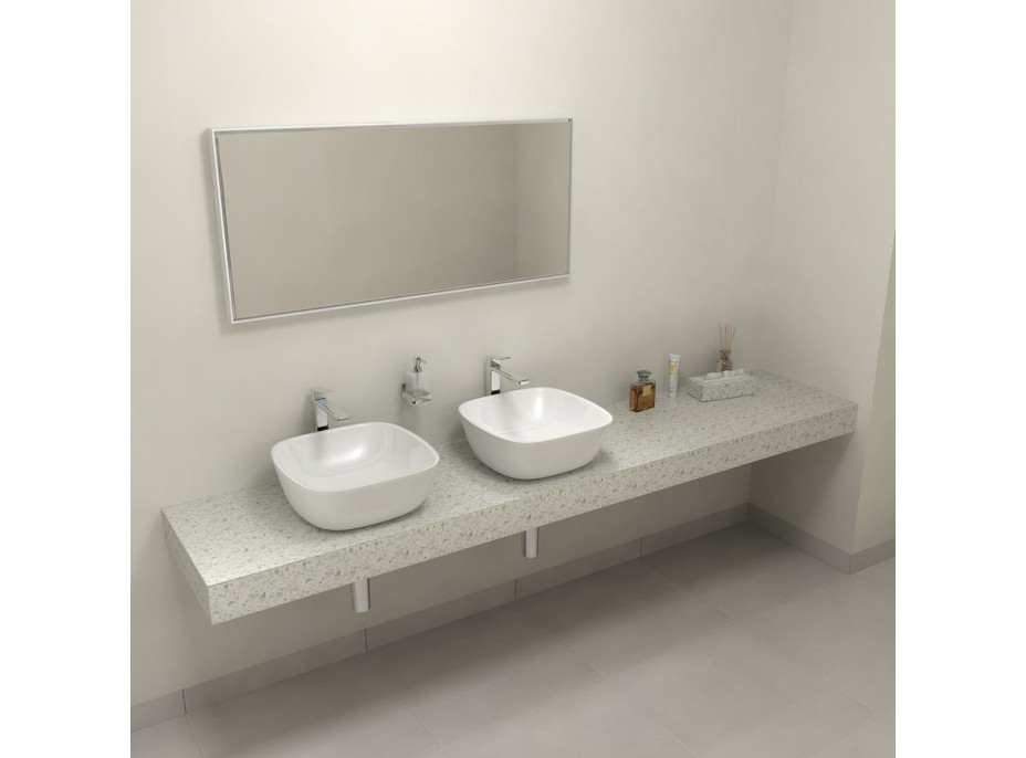 Sapho TAILOR rockstone deska 240x50 cm, provedení límce L TR240L