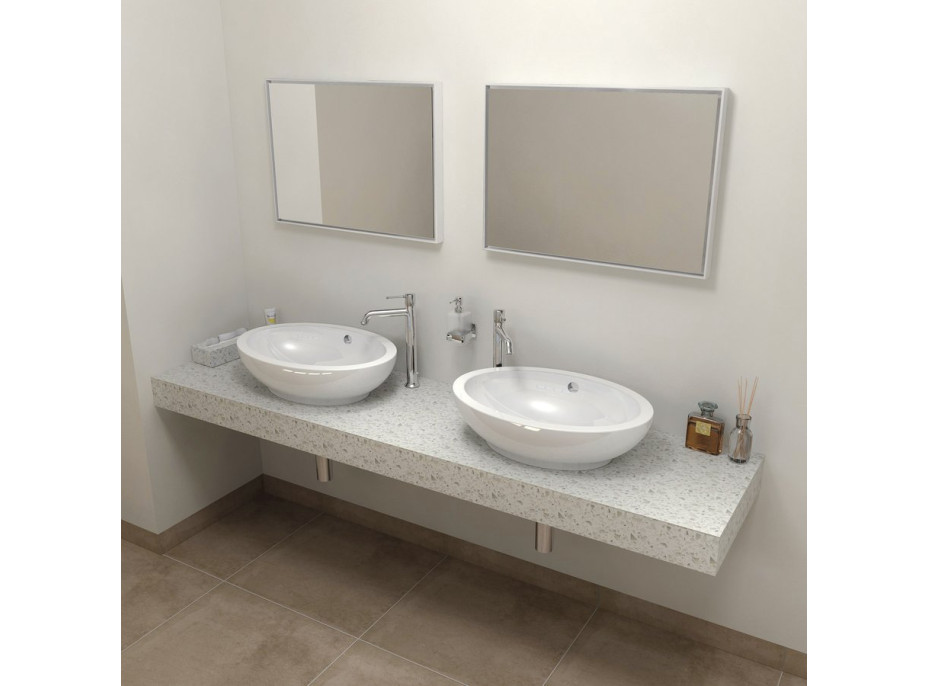 Sapho TAILOR rockstone deska 190x50 cm, provedení límce R TR190R