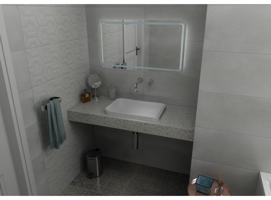 Sapho TAILOR rockstone deska 150x50 cm, provedení límce F TR150F