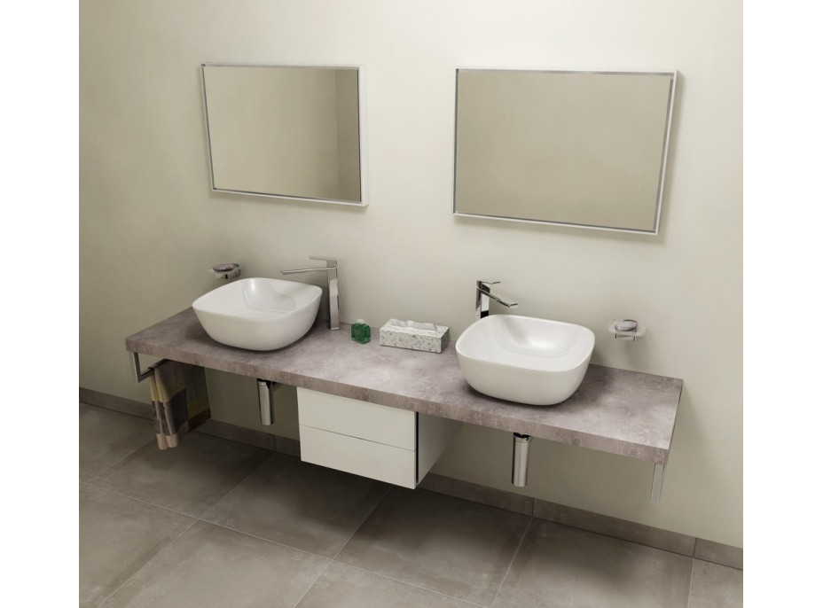 Sapho AVICE deska 240x50cm, cement AV247