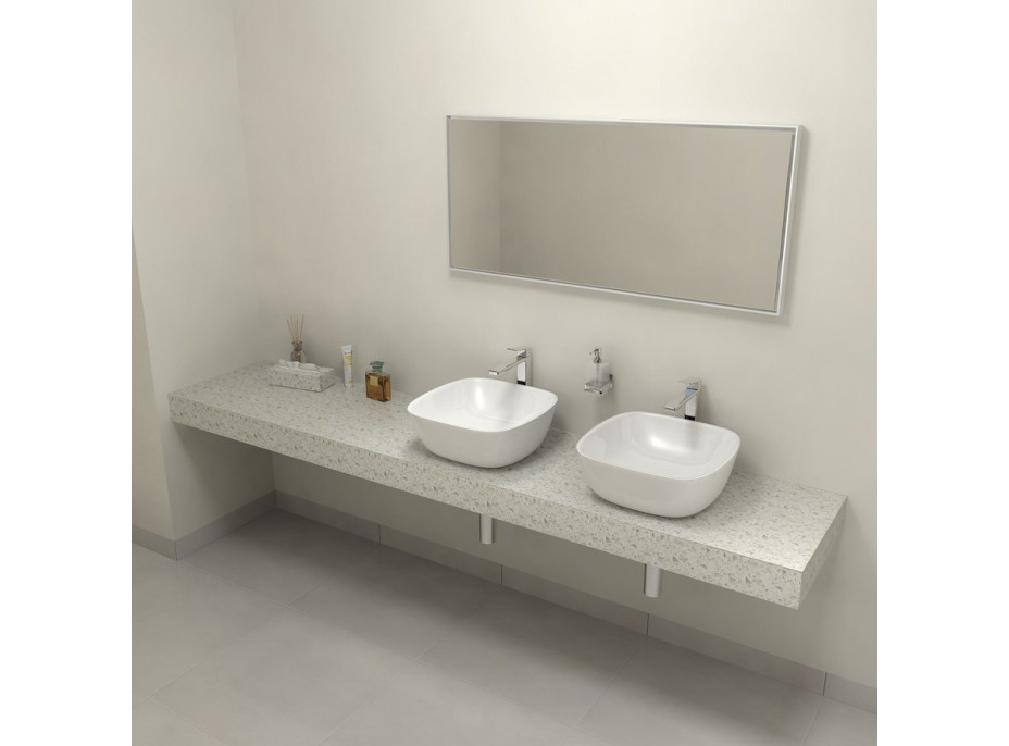 Sapho TAILOR rockstone deska 240x50 cm, provedení límce R TR240R