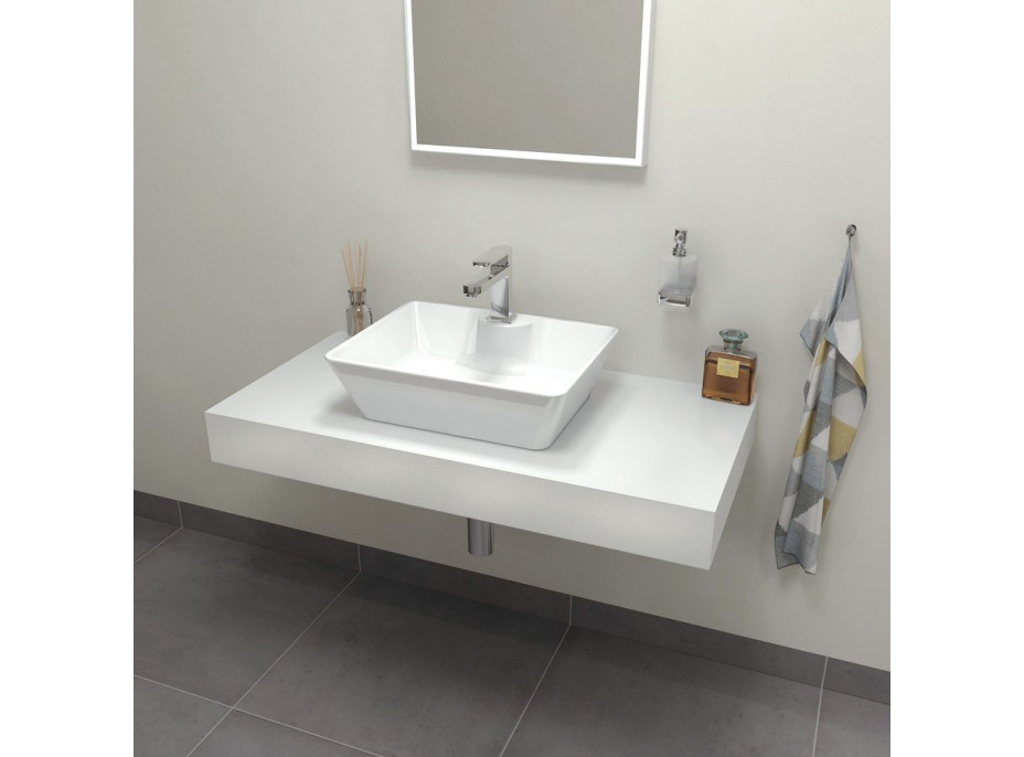 Sapho TAILOR rockstone deska 110x50 cm, provedení límce C TR110C