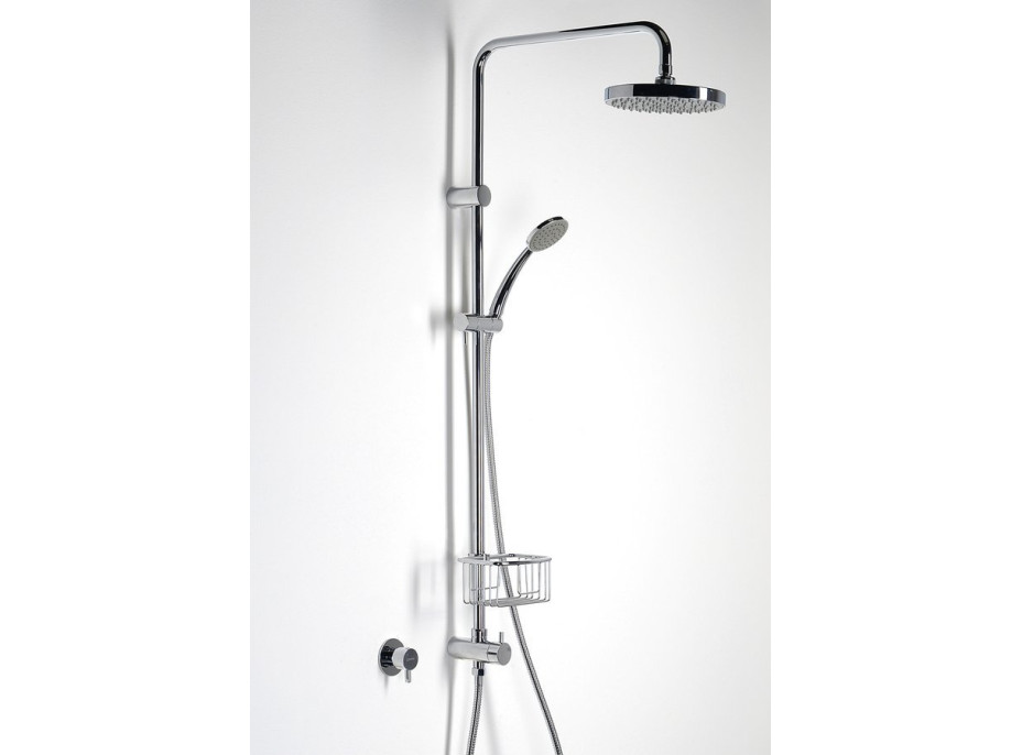 Sapho SMART drátěná polička na sprchovou tyč 18-25mm, chrom 76260