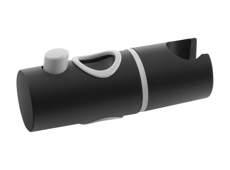 Aqualine Držák pro sprchovou tyč 25mm, ABS/černá mat NDSL435