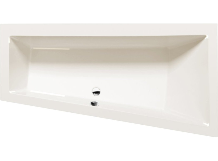 Polysan ANDRA R asymetrická vana 180x90x45cm, ivory 78771.40