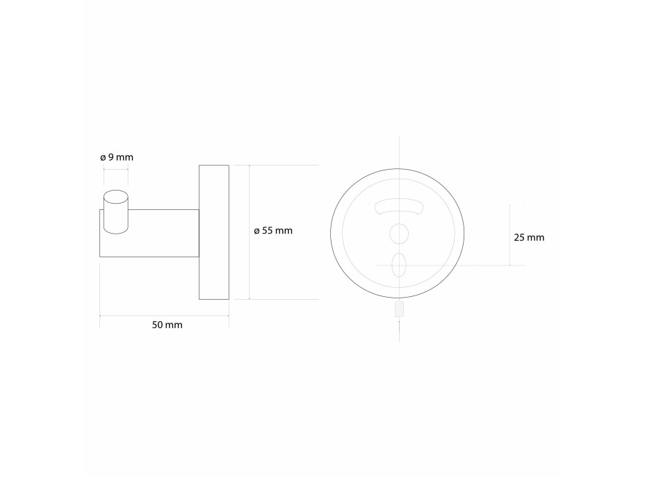 Sapho X-ROUND GOLD dvojháček, zlato mat XR202GB