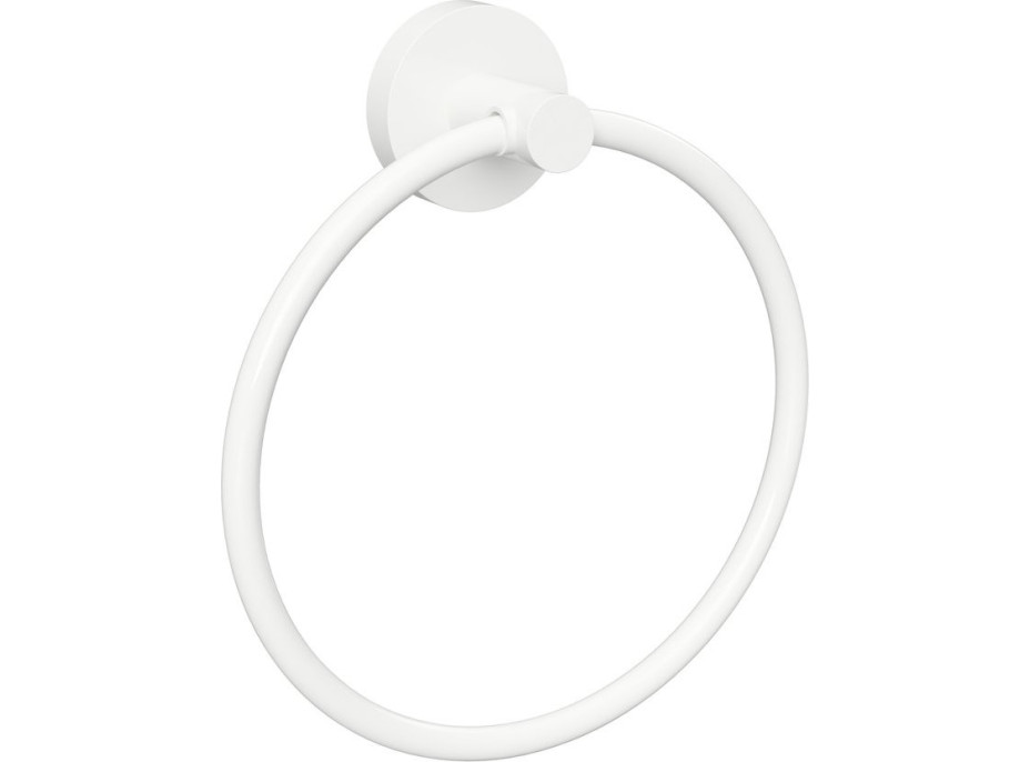 Sapho X-ROUND WHITE držák ručníků kruh, bílá XR411W