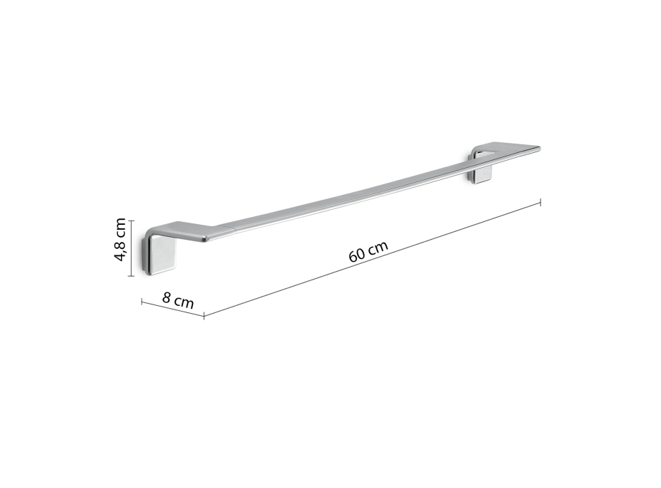 Gedy IL GIGLIO držák ručníků 600x80mm, chrom A9216013