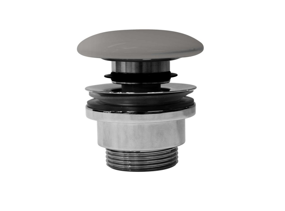 GSI GSI umyvadlová výpust 5/4“, click-clack, keramická zátka, tortora mat PCS05