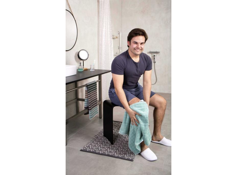 Ridder TRENDY koupelnová stolička 40x48x27, 5cm, černá mat A211110