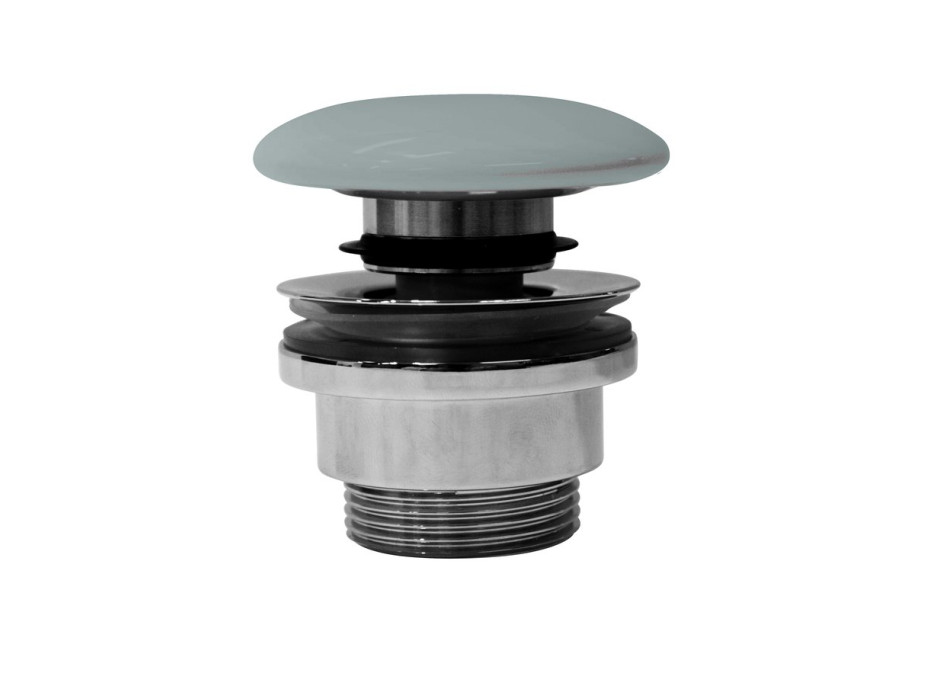 GSI GSI umyvadlová výpust 5/4“, click-clack, keramická zátka, ghiaccio mat PCS15