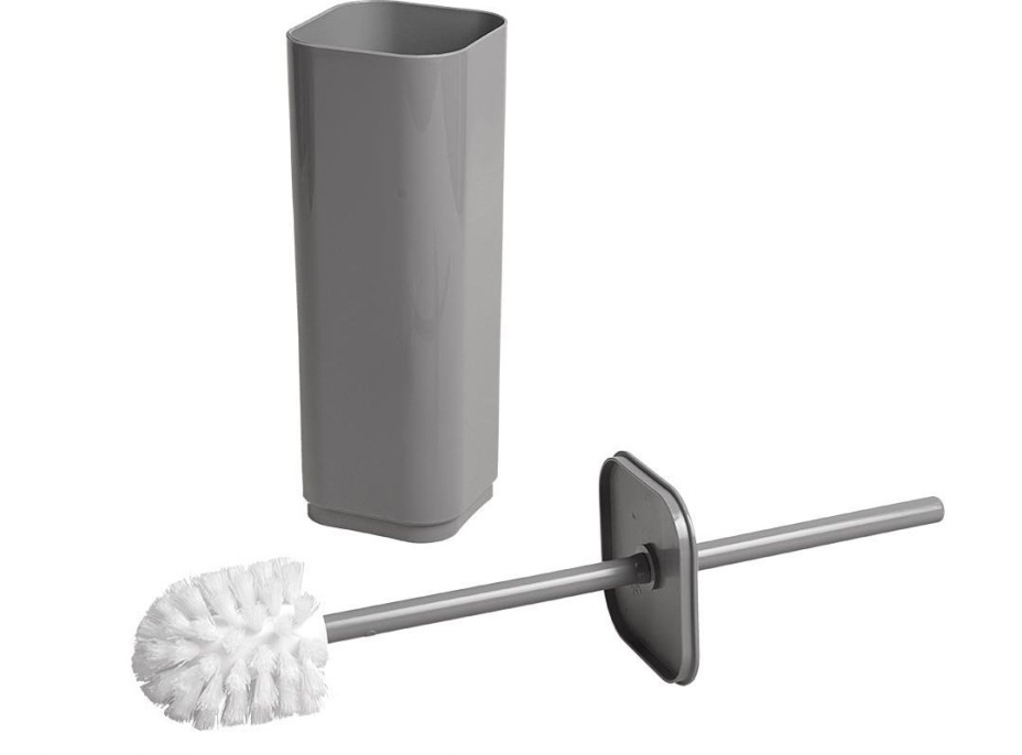 Gedy SEVENTY WC štětka na postavení, šedá 633408