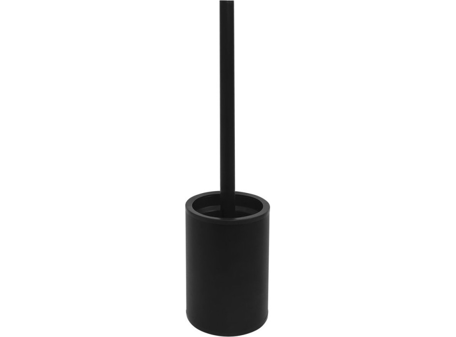 Sapho X-ROUND BLACK WC štětka na postavení, černá XR306B