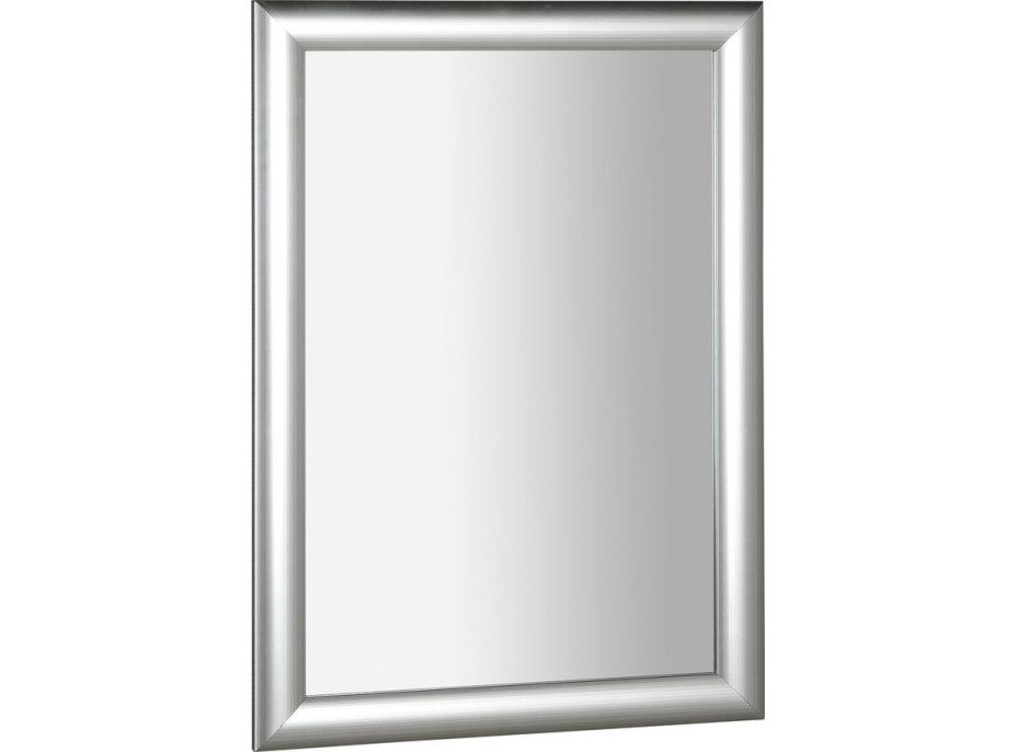 Sapho ESTA zrcadlo v dřevěném rámu 580x780mm, stříbrná s proužkem NL395