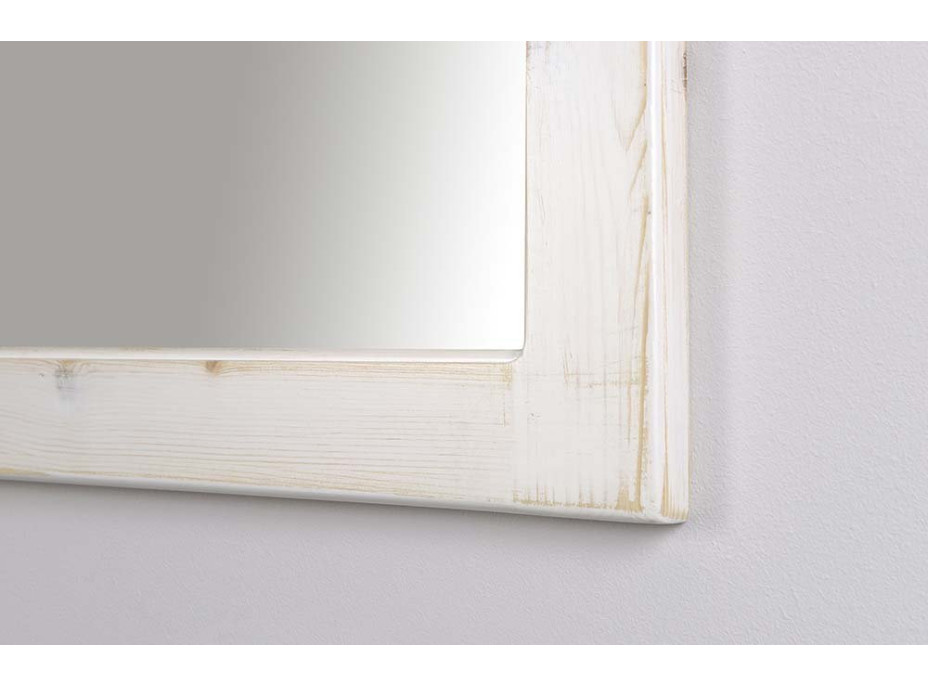 Sapho RETRO zrcadlo v dřevěném rámu 890x1150mm, starobílá 1687