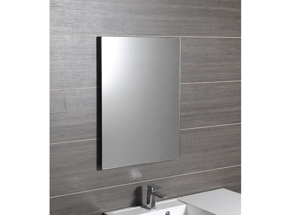 Sapho PLAIN zrcadlo 60x90cm, zakulacené rohy, bez úchytu 1501-28