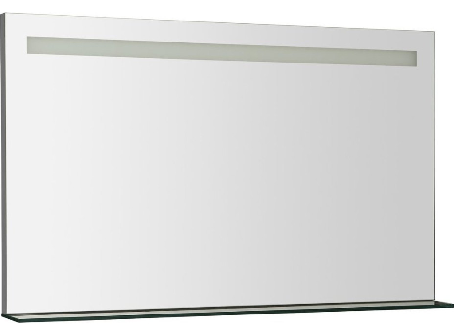 Sapho BRETO zrcadlo s LED osvětlením a policí 1000x608mm BT100