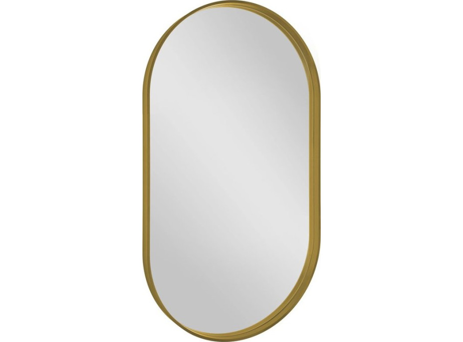 Sapho AVONA oválné zrcadlo v rámu 40x70cm, zlato mat AV400G