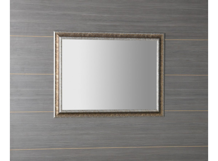 Sapho AMBIENTE zrcadlo v dřevěném rámu 720x920mm, bronzová patina NL700