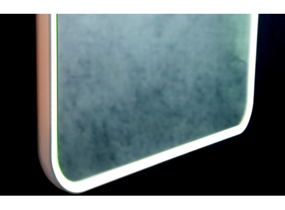 Sapho FLOAT zrcadlo s LED podsvícením 500x700mm, bílá 22571