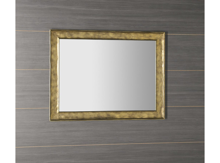 Sapho BERGARA zrcadlo v dřevěném rámu 742x942mm, zlatá NL527