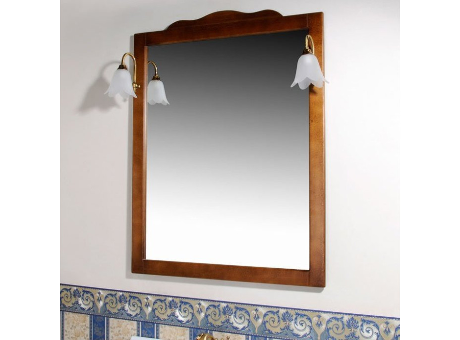Sapho RETRO zrcadlo v dřevěném rámu 890x1150mm, buk 1679