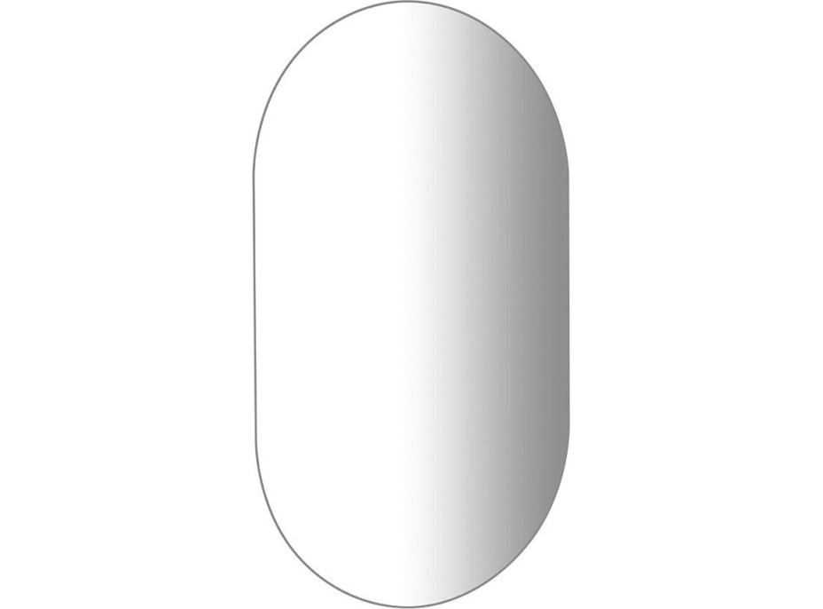 Aqualine Zrcadlo oválné 50x85cm, bez úchytu 22504