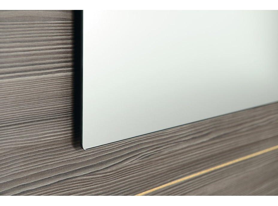 Sapho PLAIN zrcadlo 120x60cm, zakulacené rohy, bez úchytu 1501-29