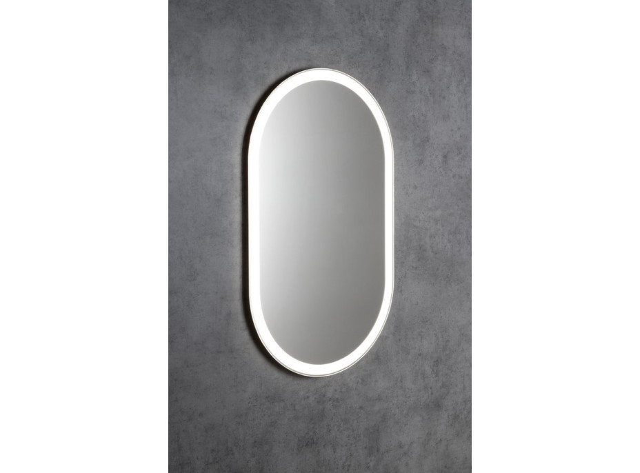 Sapho PARGA oválné zrcadlo s LED osvětlením 60x100cm PG600