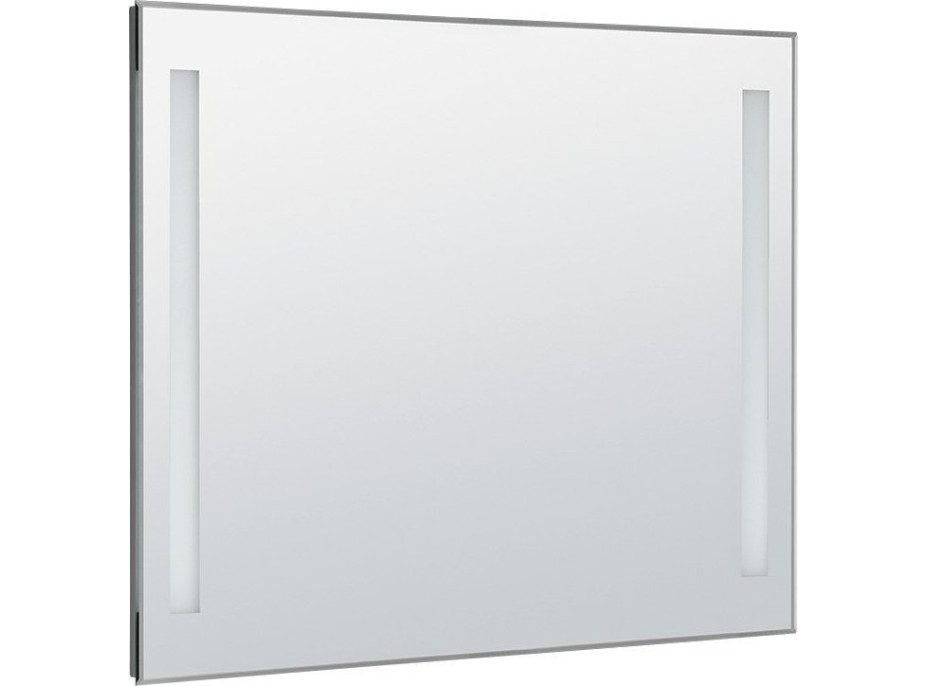 Aqualine Zrcadlo s LED osvětlením 100x80cm, kolébkový vypínač ATH7